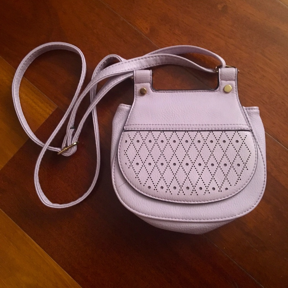 Lavender Purple Crossbody Bag